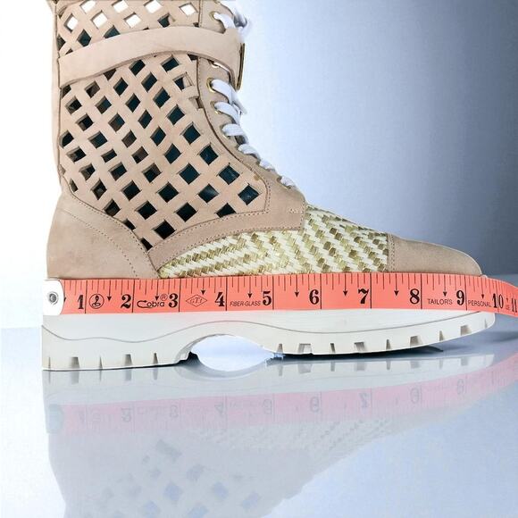 VALENTINA RANGONI Firenze Bree in Sand Shoes Sz 7.5 Rare Designer Boho Unique - Picture 13 of 16